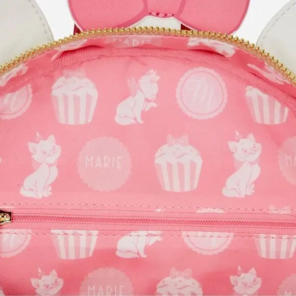 Aristocats Marie Sweets Cupcake SET Mini-Backpack & Wallet NWT Loungefly Disney - Picture 15 of 15